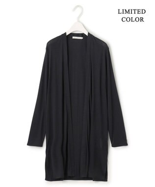 ICB 【WEB限定カラーあり・接触冷感・UVカット】PINION ロングカーディガン ブラック系［WEB限定］