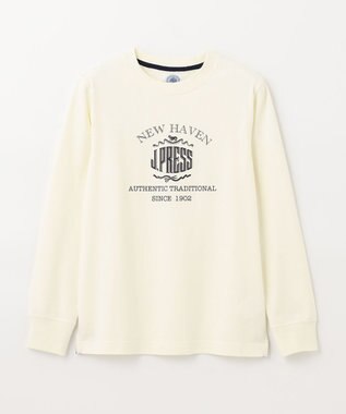 J.PRESS KIDS 【110-130cm】フロントロゴ カットソー エクリュ系