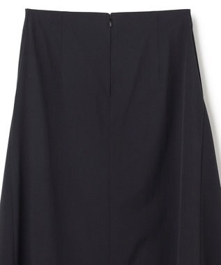 BEIGE， YANN / ラップタック フレアスカート Black