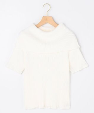 組曲 S 【先行予約・WEB限定】クリアストレッチオフショルダー ニット