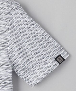 GOTAIRIKU NEW【麻混の清涼感】ノルマンディーリネン ボーダーTシャツ ネイビー系2