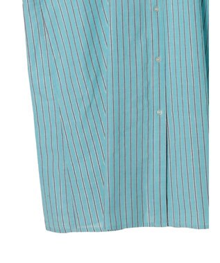 AMERICAN HOLIC 丈違いラメストライプワンピース Stripe Green