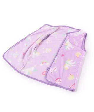 Mother garden マザーガーデン ユニコーン ふわふわ キッズ スリーパー 《ポップ柄》 M/L サイズ あったかベスト -