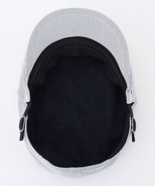 JOSEPH ABBOUD 【サイズ調整可】コードレーンサッカー ハンチング ブルー系1