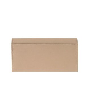 genten 【新色】フレスコ フラップ長財布 サンドベージュ