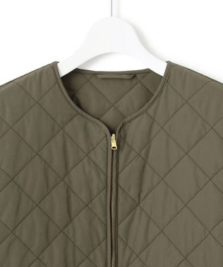 23区 L 【撥水加工/洗える】ライナー付き マルチウェイアウター カーキ系