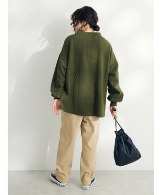 CRAFT STANDARD BOUTIQUE JQカットボリュームスリーブMOCプルオーバー1 Khaki