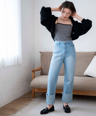 WEGO 【カップ付き/SMサイズ展開】なちゅ盛れカップインキャミ 柄2