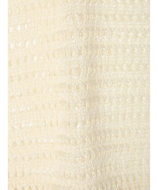 Green Parks クロシェ風セーラーカラーニット Off White