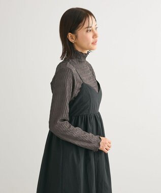 Green Parks ・ＥＬＥＮＣＡＲＥ　ＤＵＥ　バルーンキャミワンピース Black