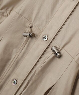 YECCA VECCA 【ORGABITS】タックシャツワンピース Beige