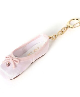 Chacott ミニポワントキーホルダー ベビーピンク