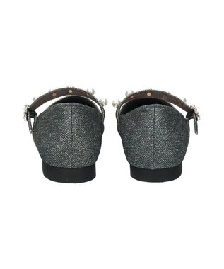 Bridget Birkin 【Bridget Birkin】パールツキメリージェーンパンプス ブラック雑材