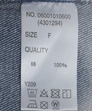 Green Parks ・SUGAR SPOON フラワーptオーバーGジャン Indigo