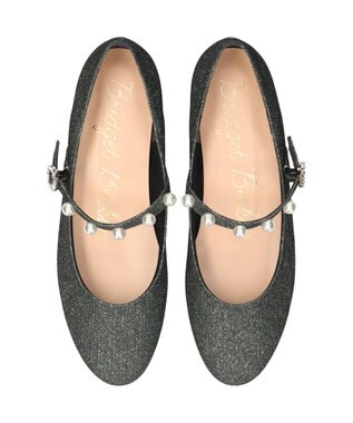 Bridget Birkin 【Bridget Birkin】パールツキメリージェーンパンプス ブラック雑材