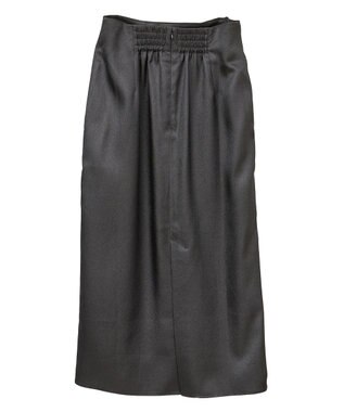 YECCA VECCA シャイニーロングスカート Mocha