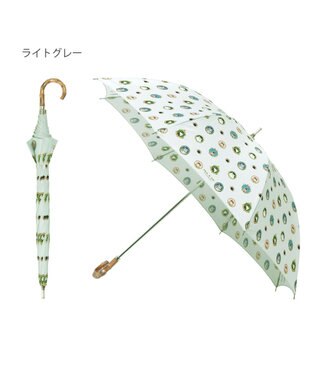 MOONBAT ポール & ジョー (PAUL & JOE ACCESSOIRES) 長傘 キャッツ カメオ UV ライトグレー