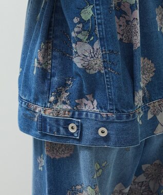 Green Parks ・SUGAR SPOON フラワーptオーバーGジャン Indigo