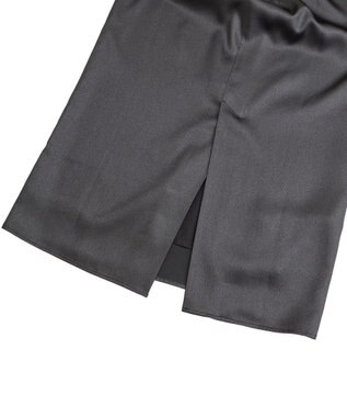 YECCA VECCA シャイニーロングスカート Mocha