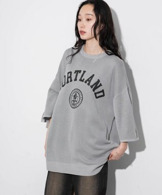 WEGO 【ユニセックス着用ITEM】ジャガードニットプルオーバー（S） グレー