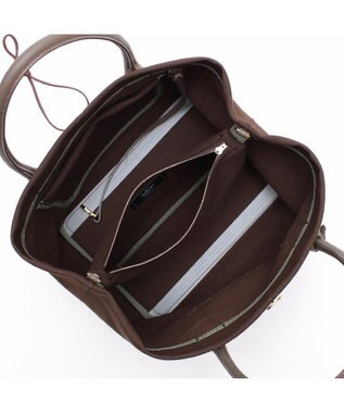 A.D.M.J. 【ファブリック】スエードプラス/マーキスショルダーストラップ付トート25cm モロ