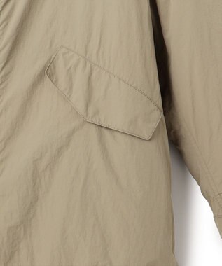 J.PRESS YORK STREET 【UNISEX】ナイロンワッシャーショートモッズコート ベージュ系