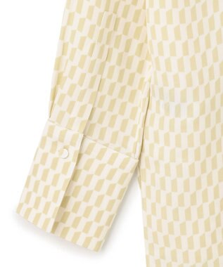 JOSEPH アルコーブプリント　ブラウス Pale Olive/Ivory