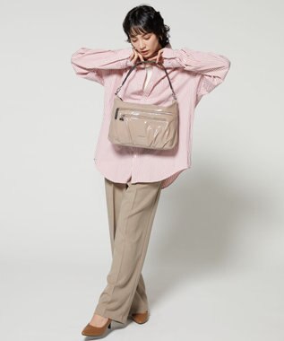 LA BAGAGERIE プリュイ　2wayショルダー グレージュ