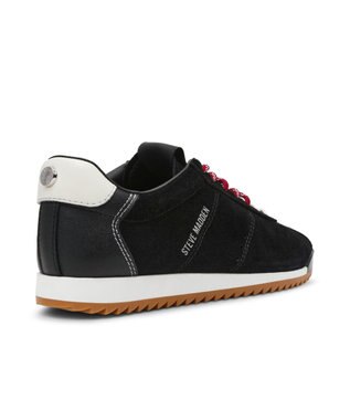 STEVE MADDEN MIRAGE-SM クラッシュスニーカー ブラックスエード