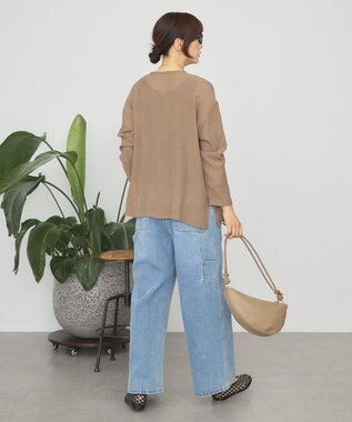 AMERICAN HOLIC 楊柳シアーブラウス Mocha