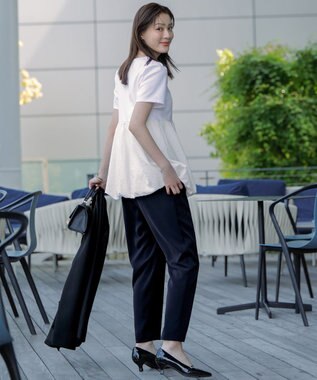 【接触冷感・吸水速乾・UVカット】サラキレイ テーパードパンツ