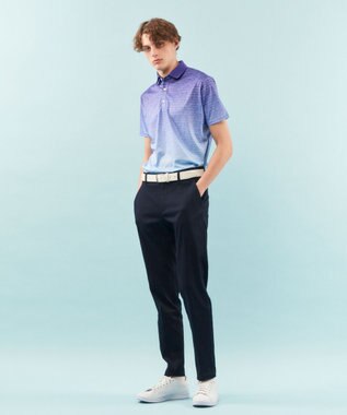 MEN】【UVケア/吸水速乾】グラデーションロゴ 半袖ポロシャツ / 23区