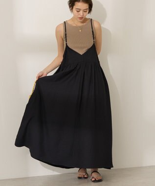 AMERICAN HOLIC 前後２ＷＡＹキャミワンピース Black