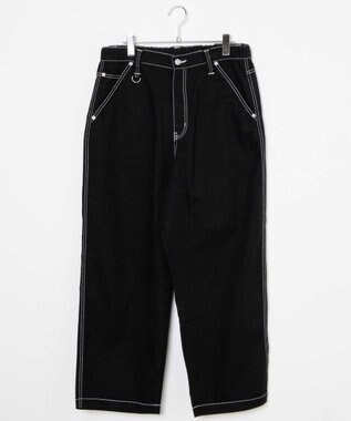WEGO 【ユニセックス着用アイテム/ウエストゴム】ワーカーズパンツ ブラックその他