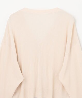 GRACE CONTINENTAL ルーズVネックニットカーディガン キナリ