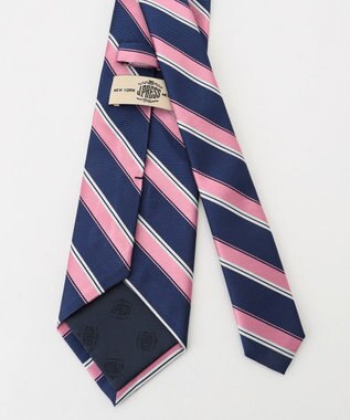 J.PRESS MEN 【フレッシャーズにもおすすめ】レジメンタル ネクタイ ピンク系1