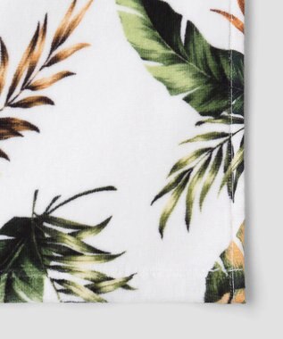 San-ai Resort（三愛水着楽園） Tropical Leaf　フェイスタオル【San-ai Resort（サンアイリゾート）】 ホワイト