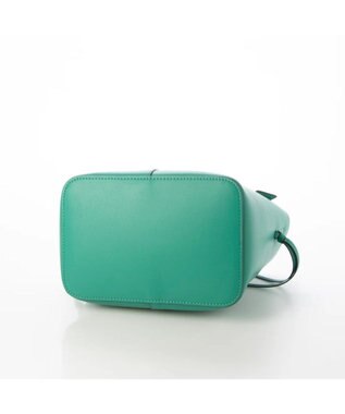 UNBILLION cachecache スタッズポイント両面合皮2wayトートバッグ グリーン