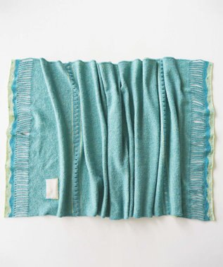 nitorito 【UNISEX】iroiro 無地 3WAY ストール light blue×yellow