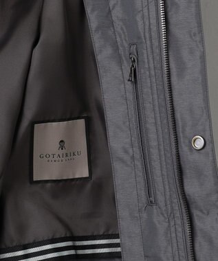 GOTAIRIKU ダウンライナー装着可【仕事で着用可】メランジシャンブレー スプリングブルゾン(26年モデル) ライトグレー系