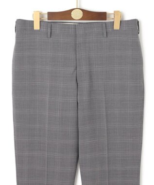 J.PRESS MEN 【Peppin Merino Comfort】【ウォッシャブル可 / 折り目加工】ファンシーチェック スラックス / ノータック ライトグレー系4