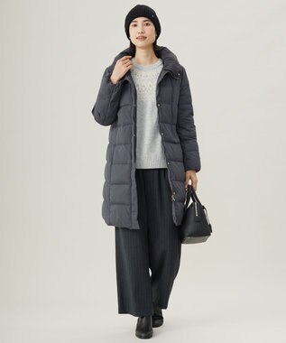 J.PRESS LADIES 【洗える】EIGER CORD ALAN ニットキャップ ブラック系