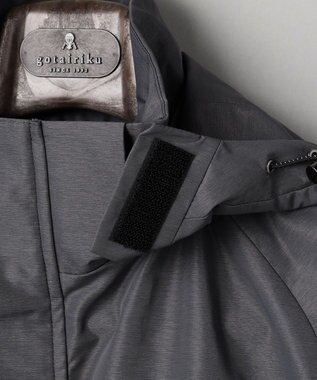 GOTAIRIKU ダウンライナー装着可【仕事で着用可】メランジシャンブレー スプリングブルゾン(26年モデル) ライトグレー系