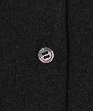 組曲 S ジョーゼットジャージーボウタイチュニック ブラウス ブラック系