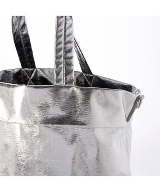 UNBILLION カシュカシュ cachecache / ソフトワッシャー2wayビッグバッグ シルバー