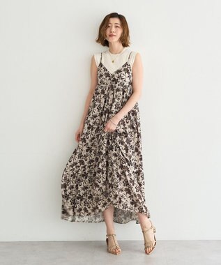 YECCA VECCA アートプリントキャミワンピース Multi