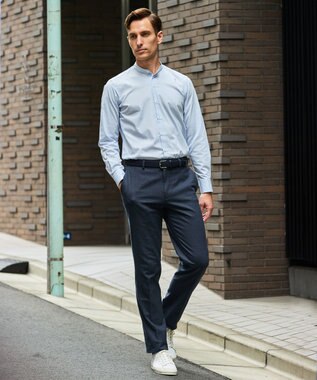 GOTAIRIKU 仕事で着られる 秋冬の綿パン【吸湿発熱/ストレッチ】ソフトサーモ ストレッチコットンパンツ ネイビー系8