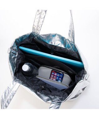 UNBILLION カシュカシュ cachecache / ソフトワッシャー2wayビッグバッグ シルバー