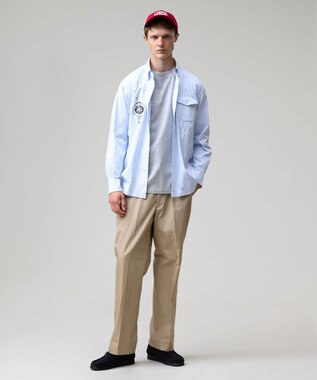 J.PRESS MEN 【AaronChang】【UNISEX】ピンオックス シャツ / B.D. サックスブルー系1