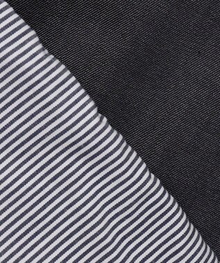 J.PRESS MEN ボンディングデニム ゴルフジャケット ネイビー系